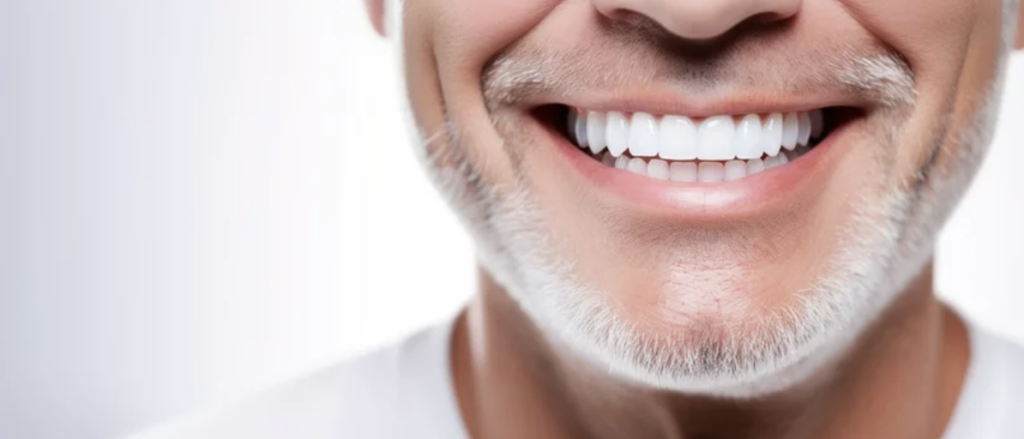 Dentures man smiling love to smile